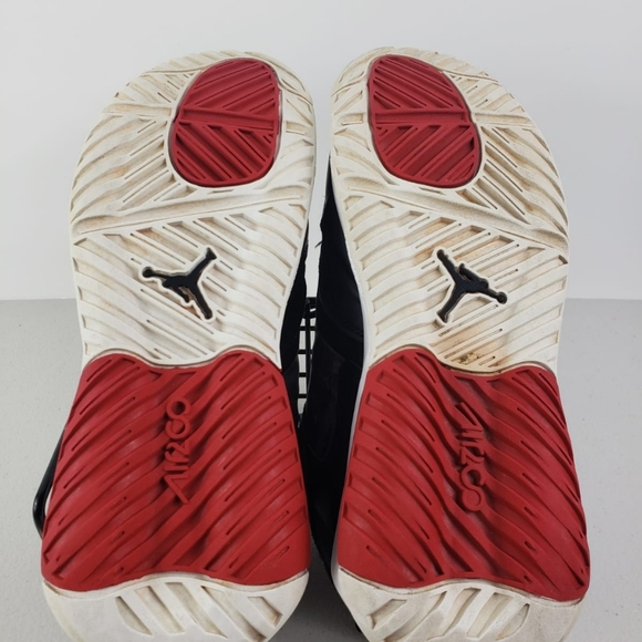 NIKE JORDAN AIR MAX 200 BLACK/GYM
RED-WHITE (GS) - Picture 7 of 11